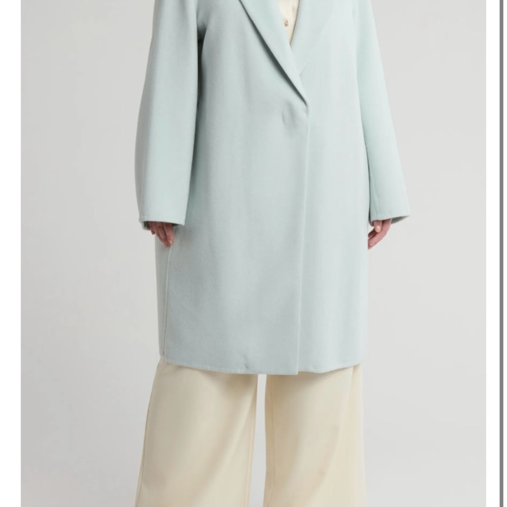 Vince Soft Blue Wool Coat
